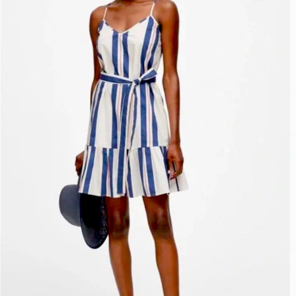 Banana Republic Stripe Poplin Dress